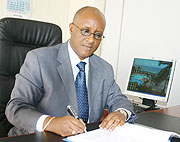 Fiacre Birasa, Director General of  RIG . (Photo by F. Goodman)