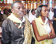 Staunch Cristians celebrating 50 years in the Church recently.