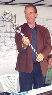 Marc Vaernewyck, the Handicap International country representative. (Photo / D.Sabiiti)