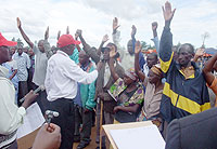 New members swearing in to join the party. (Photo/ D. Ngabonziza)