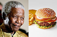 The issuse of the Nelson Mandela image is problematic.There is now a Mandela Burger.