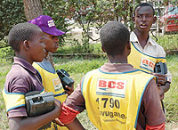 Some of MTN Rwanda airtime voucher cards vendors: Most of them blame the company as the cause for the recent hike in airtime prices. (File Photo) 