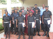 Police officers and judges pose for a group photo shortly after the meeting (Photo/ S. Nkurunziza)