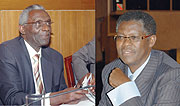 L-R : TO ADDRESSE MEETING:Prof. Chrysologue Karangwa;CHAPTER CHIEF: Polisi Denis
