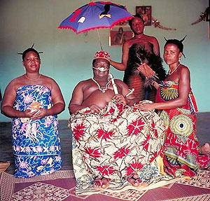 A West African man with his wives. The issue of polygamous marriages isnt simply a black and white issue.