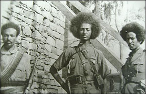 Ethiopian partisans resisted the Italian invasion.