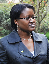 Hon. Monique Mukaruliza, Rwandau2019s Minister of EAC affairs.(File Photo)