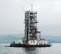 The Methane Gas Plant in Lake Kivu: The project is expected to inctrease Rwandau2019s power production.(File photo) 