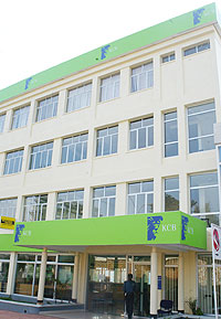 KCB Rwanda main branch: Good times for the bank. (File photo) 