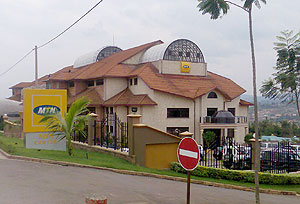 MTN Rwanda headquarters. A client was impressed by the service he was rendered.