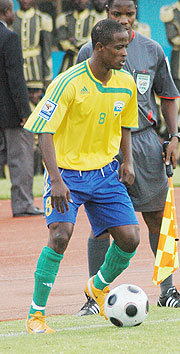 Amavubiu2019s Haruna Niyonzima is expected to start todayu2019s game. (File photo)