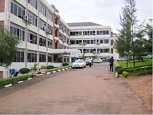 KIST premises. Students are complaining about examination rules and procedures.