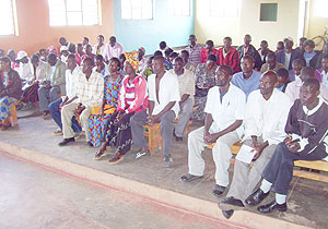 RPF meeting  at Byumba sector on Sunday. (Photo/ A.Gahene)