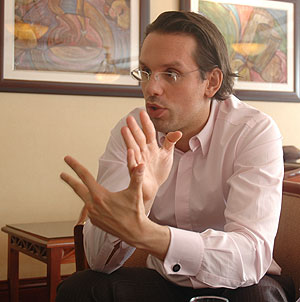 Christian Angermayer, Founder of the Angermayer, Brumm & Lange (ABL) group of companies. (Photo by F.H. Goodman)