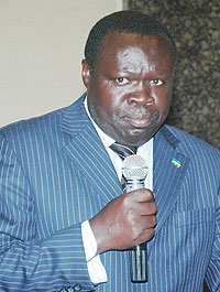 WARNED LEADERS: Local government minister, Christopher Bazivamo.