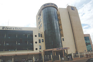 Ernest &Young offices at Bank of Kigali Building. ( File Photo)