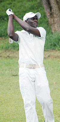 Ugandan takes three-shot lead
