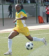 Former Atraco midfielder Joseph Kabagambe scored Kiyovuu2019s first goal in their 2-0 away win against Amagaju yesterday. (File photo)
