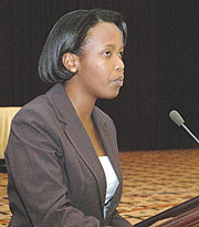 Clare Akamanzi, Deputy CEO in charge of Business Operations and Services.(File photo)