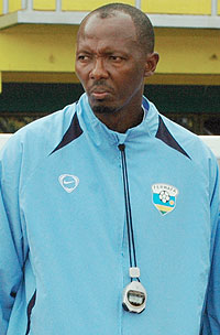 NEW BOSS: Eric Nshimiyimana has been named the Amavubi Stars interim coach until a new permanent boss is found.