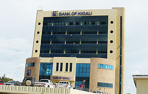 In a bullish mood: Bank of Kigali head office in Kigali city