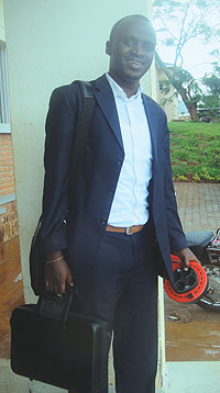 William Ngabonziza presented  his testimony before court. (Photo/ E. Mutara)