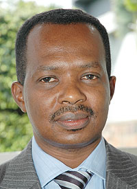 Vincent Karega, State Minister in charge of Natural Resources. 