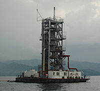 The Methane Gas Plant in Lake Kivu, Rubavu District was officially launched on Thursday. (Photo /J.Mbanda)