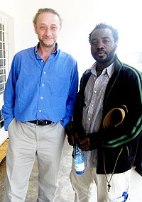 (L-R) Darren Dean and Alrick Brown.