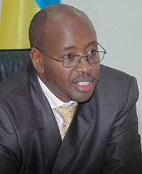 minister of Finance and Economic planning, James Musoni. (File photo)