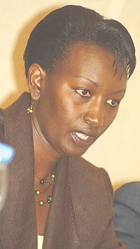Chantal Rugamba of RDB. (File Photo)