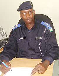 CAUTIONED: Eric Kayiranga