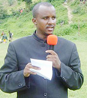 Thumps up to the new move- Karongi District Mayor Bernard Kayumba. 