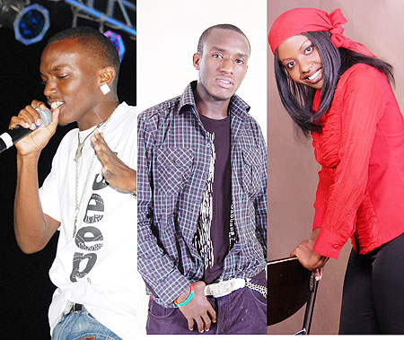 L-R : Tom Close;The Ben;Tonzi