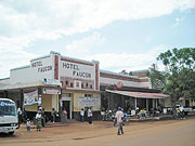 Hotel Faucon in Butare town could be demolished in a new town re-development plan. (Photo: P. Ntambara)