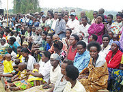 A cross section of residents who turned up at a ceremony to mark reconciliation achievements. (Photo: D. Sabiiti)