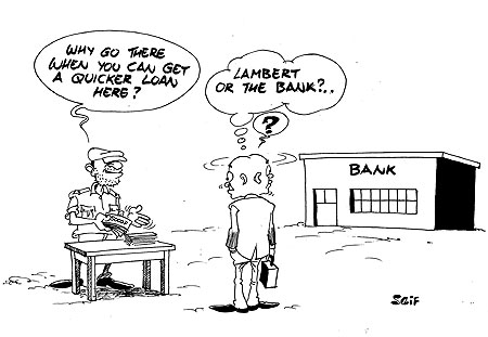 Police have in their custody 14 suspects at the Criminal Investigation Department (CID) headquarters in Kacyiru accused of being loan sharks. 