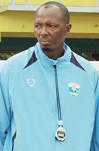 New boss Eric Nshimiyimana. Former Amavubi skipper is now the coach of the national team.