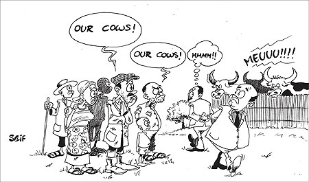 the President ordered individuals who illegally benefited from the One Cow per Poor Family project to return the cows with immediate effect. 