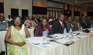 Some of the participants at the Diaspora Global Convention yesterday.  (Photo F. Goodman )