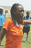 STILL IN THE MARKET: AS Kigali women football coach Grace Nyinawumuntu