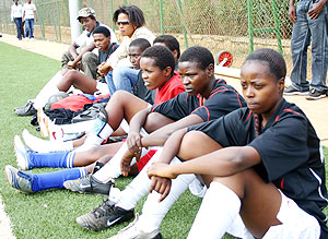 APR substitute players look on during last seasonu2019s league clash with Rayon Sport. Unlike their rivals APR will start pre-season training two weeks before the 2010 season start on January 17.