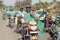 TO BE TRAINED; Over 1000 Commuter motorcyclists will undertake English lessons.
