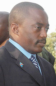 WARNED: President Joseph Kabila