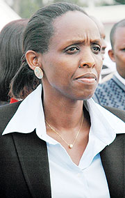 Minister of Agriculture, Agnes Kalibata.