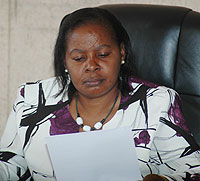 TABLED BILL: Senate Vice President Marie Mukantabana