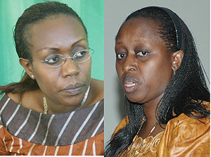 L-R : NAMED: Claudine Nyinawagaga; PETITIONED: Mayor Kirabo Kacyira