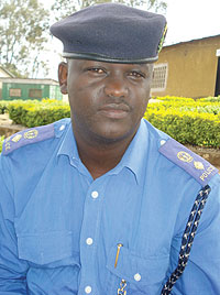 CAUTIONED: Fred Simugaya