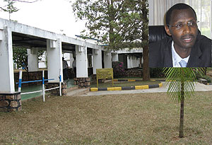 SFB. The Rector announced the dismissal of about 200 hundred students. Inset. SFB Rector Dr. Papias Musafiri Malimba