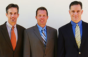 Karisimbi Business Partners- From left to right, Carter Crockett, Greg Urquhart and Dano Jukanovich.